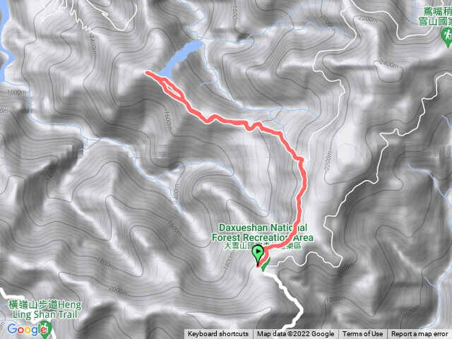 山椒山(後半段去程gps突然異常飄離正確路線，回程路線為正常)