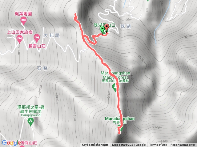 馬那邦山、細道邦山步道