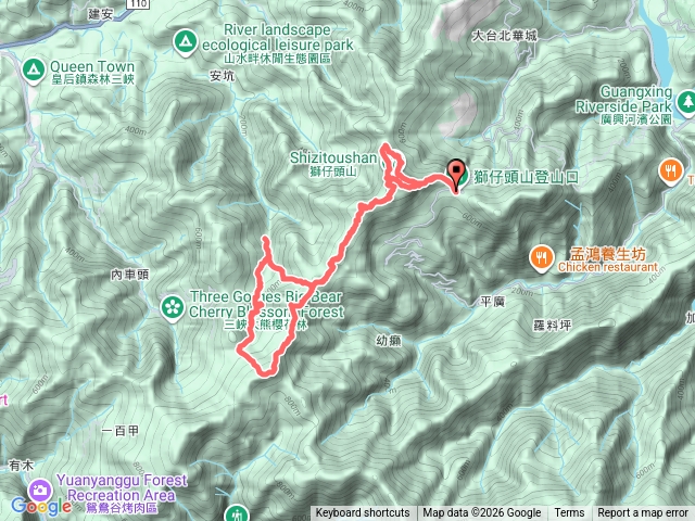 獅仔頭山前峰-獅仔頭山-竹坑山北峰-竹坑山連走預覽圖