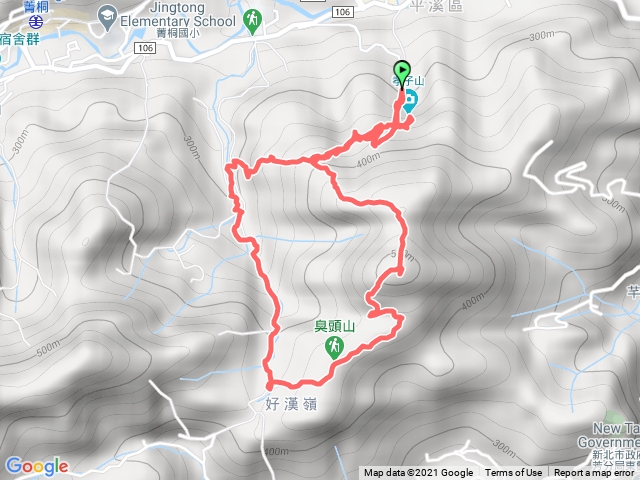 20210407孝子山慈母峰普陀山中央尖臭頭山慈恩嶺