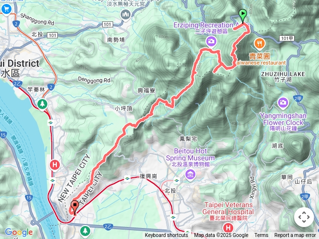 臺北大縱走第二及第一段