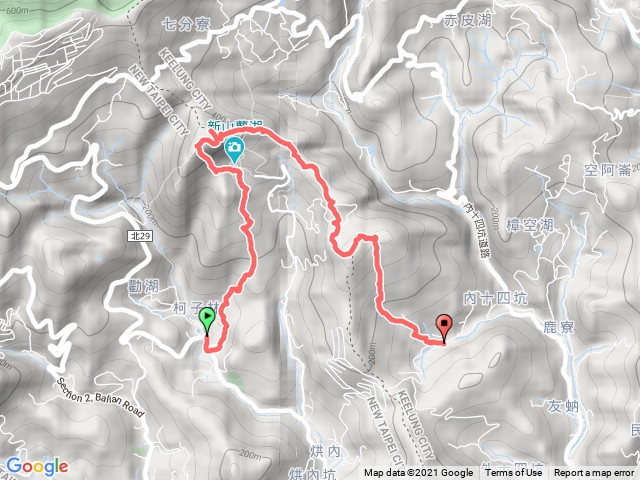 柯子林茶莊-夢湖-新山-新山東稜-內十四坑山-黃厝
