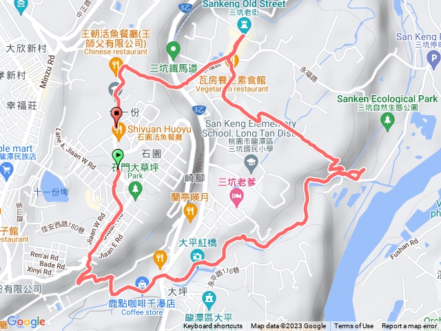 北水局-打鐵坑溪-三坑老街-挑擔古道