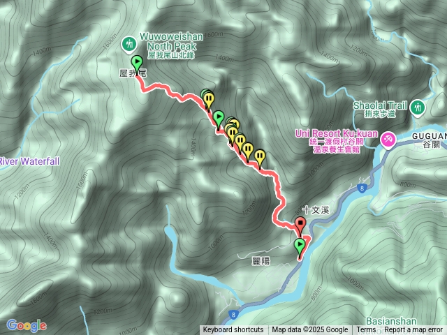 台中谷關七雄屋我尾山一日遊