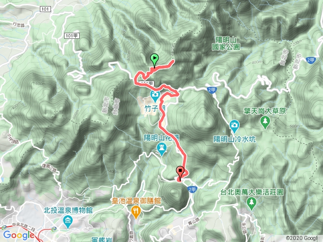 陽明山花鐘竹子湖小觀音山