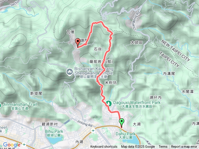 龍船岩-開岩山-白石湖山