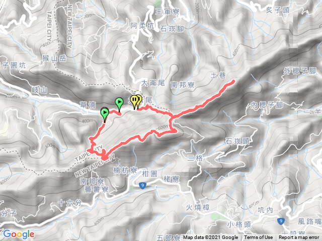 20210504草湳登二格山-筆架北峰