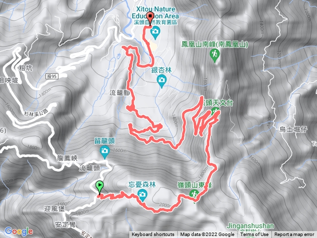 鳳凰嶺步道·迷 霧（忘憂）森林·溪頭健走