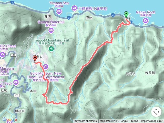 二刷不怎麼艱難的艱難路線（全鋸齒稜線）上381峰-555峰-半屏山獨立岩體-黃金神社