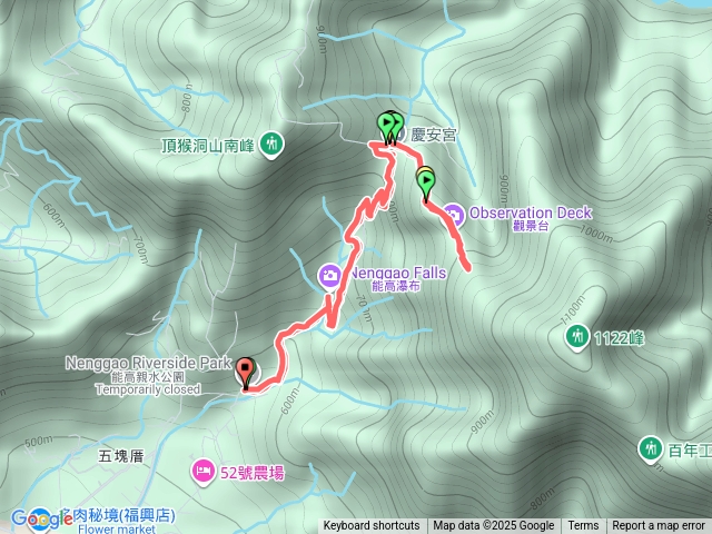 251019能高瀑布至觀雲坪