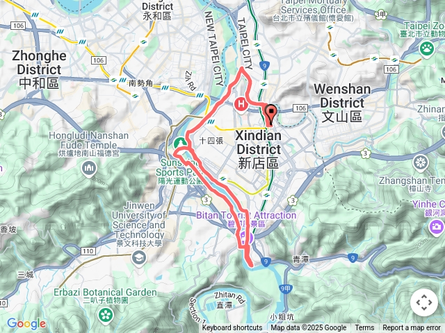 新店環河河濱騎行