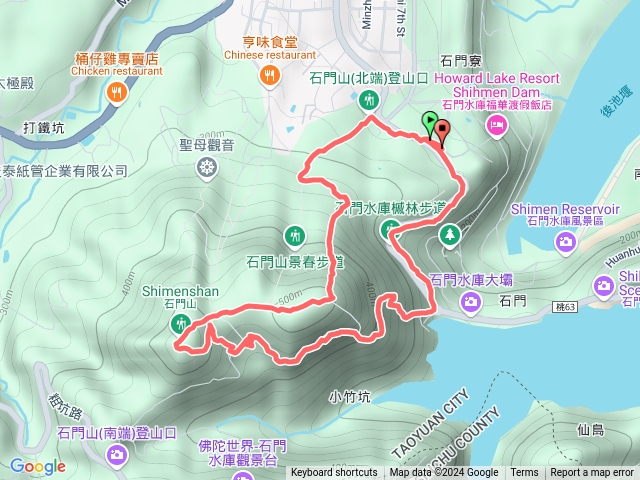 好漢坡上石門山、下石門勝景預覽圖