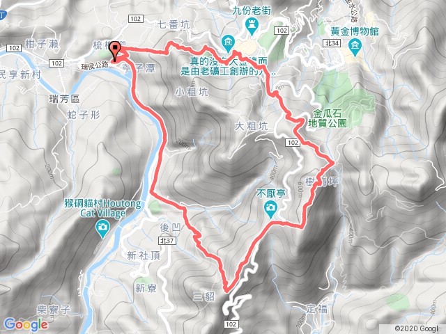 淡蘭古道山徑，九份金瓜石山城環遊牡丹山O型