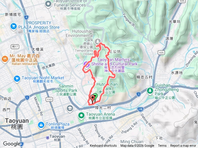 克寧生醫 UC-II 健行月桃園虎頭山步道202609251055