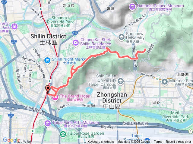 劍潭至文間山來回