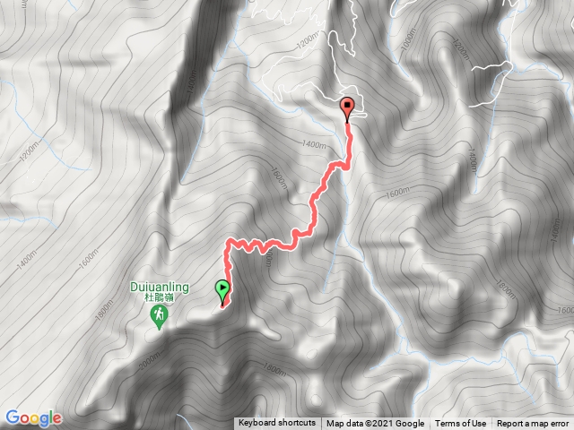 哈加縱走 加里山三角點至鹿場登山口