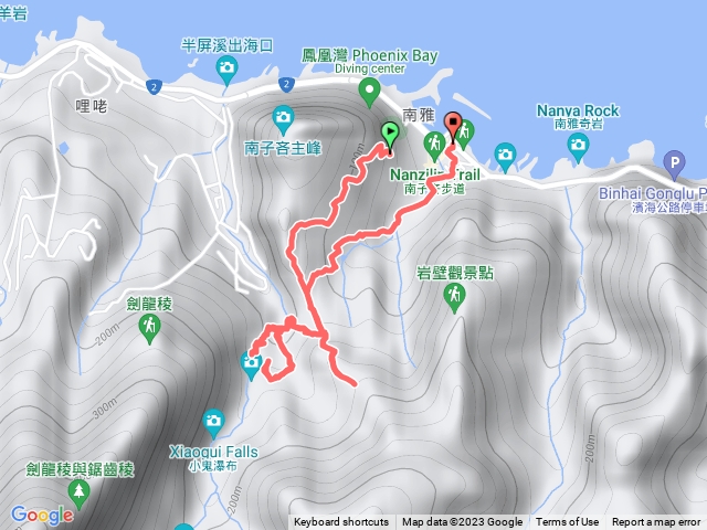 沒爬劍龍稜爬到保羅尖