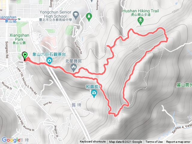 九五峰、四獸山O型