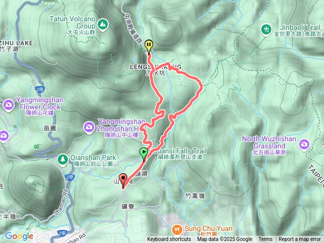 •202500721絹絲瀑布冷擎步道冷水坑溫泉浴室菁山三