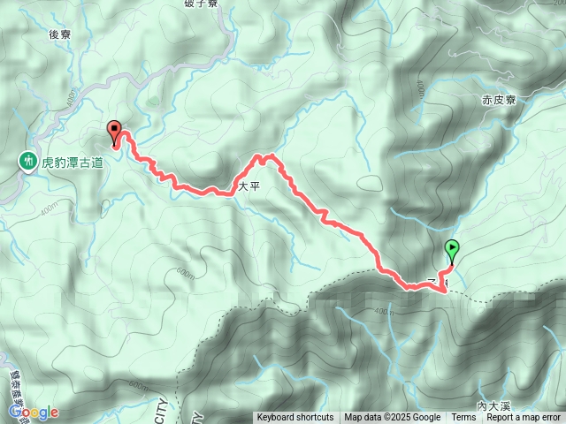 三方向山-虎豹潭預覽圖