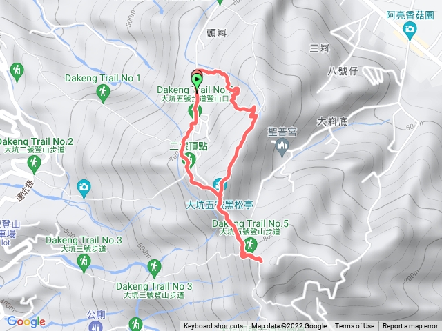 大坑5號,5-1步道
