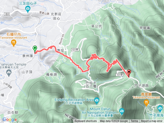 洪爐山枕頭山菜公坑山