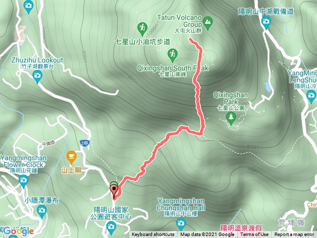 七星山步道至主峰