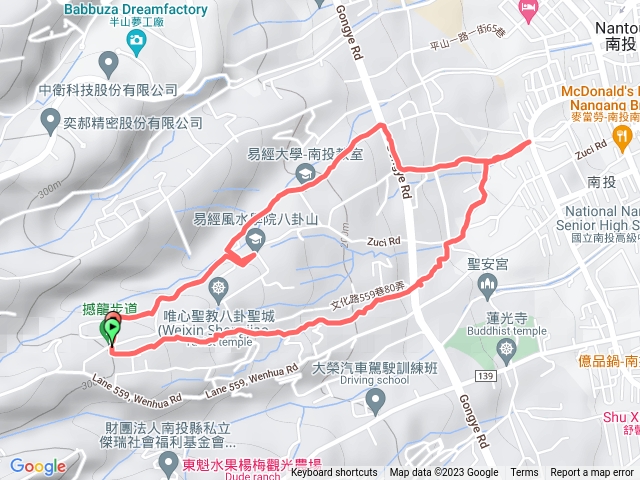 20231227~南投市撼龍步道+易經大學O型走