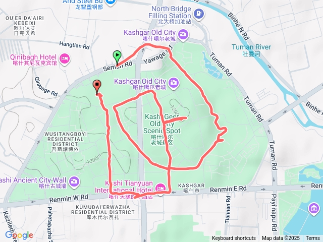 喀什古城東半城夜遊