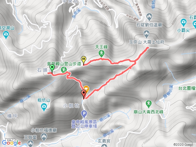 皇帝殿東峰-天王峰-西峰O型縱走