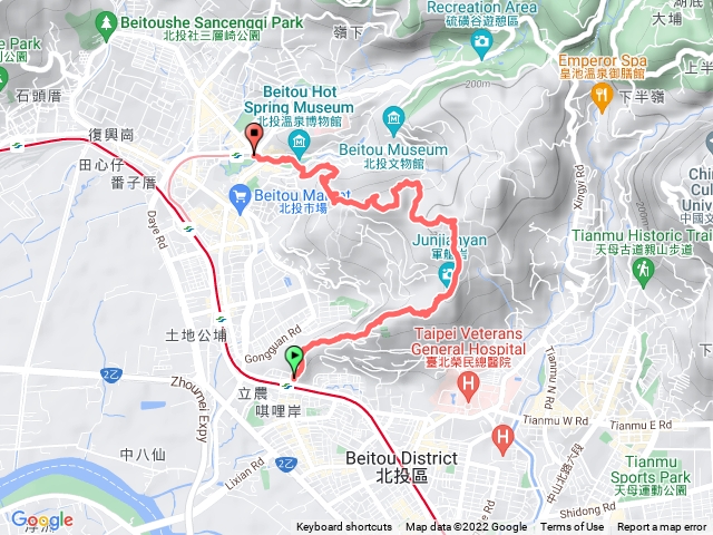 烏尖連峰(北投軍艦岩小縱走)