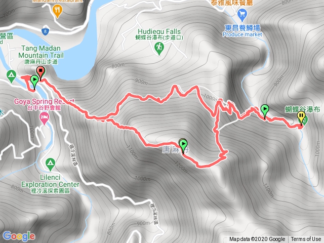 唐麻丹山.蝴蝶谷瀑布O型
