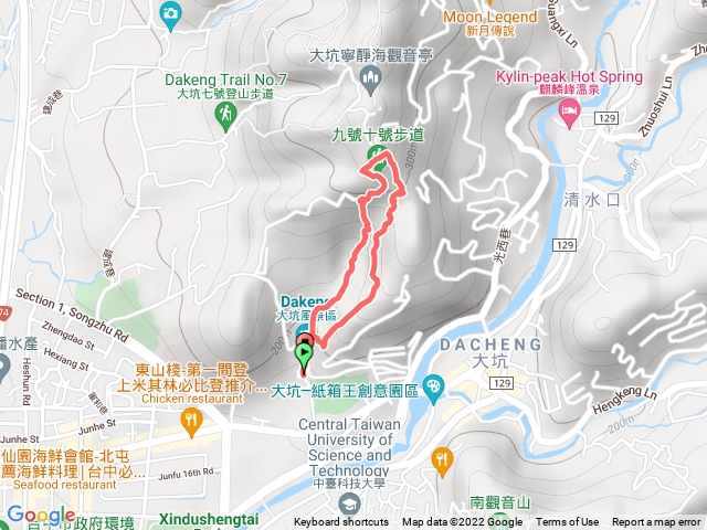 大坑十上九之一下（快行）