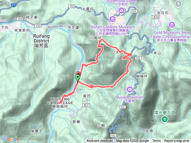 大小粗坑、天梯預覽圖