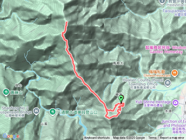 2025 1216 玉里山-卓溪山（水源）