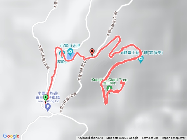 小雪山天池步道