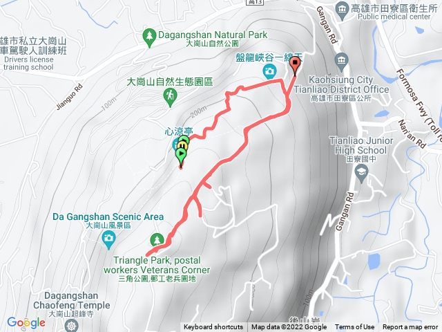 大崗山ㄧ線天