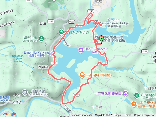 峨眉湖環湖步道預覽圖