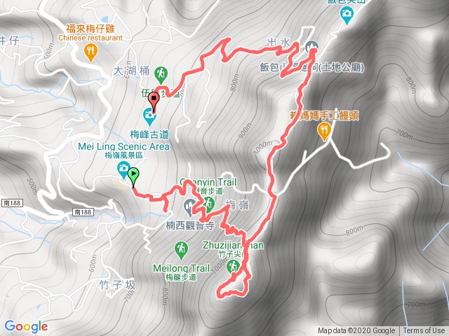 竹子尖山（觀上伍下）