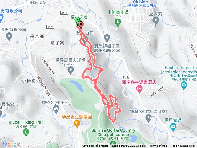 福人山步道之鳳梨