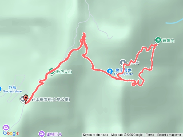 獵鷹尖一線天步道20251123