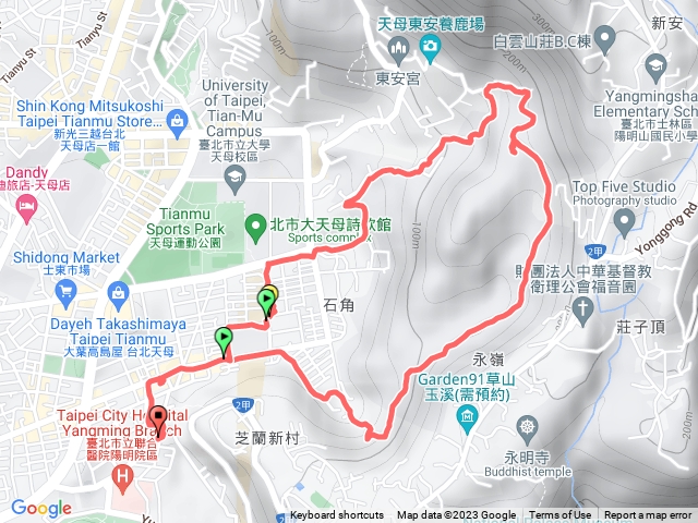 士林下東山農路步道