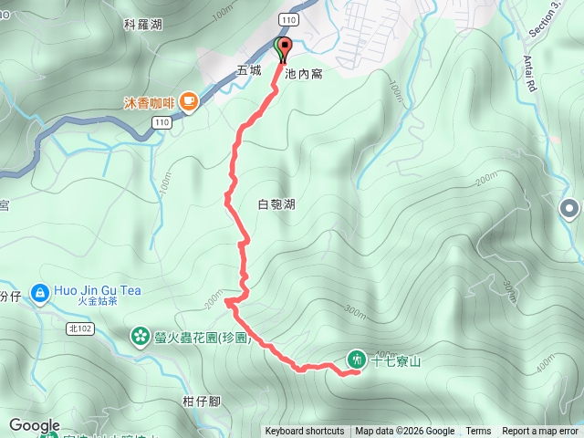 20260920-十七寮山（安康路三段571巷登山口原路來回）