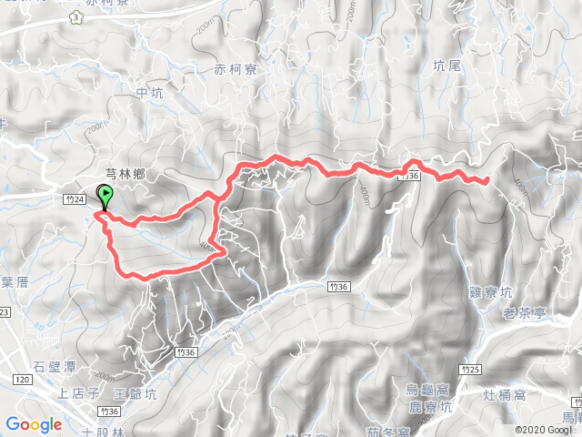 飛鳳山、顯伯公折返(5三角點) 127分鐘