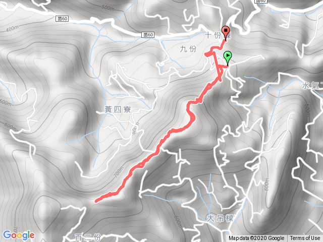 十分崠老茶亭路徑
