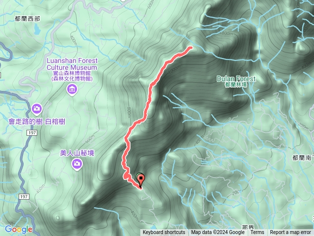 都蘭山步道來回預覽圖