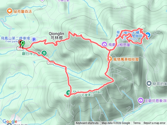 飛鳳山柴木屋1100陡切河谷觀日坪預覽圖