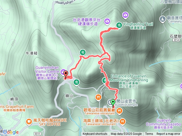 新北－臺灣百大必訪步道硬漢嶺步道(觀音山)