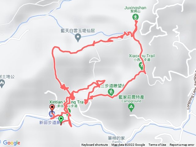 新田登山步道，觀景台，聚興山，六角涼亭，四角涼亭，瞭望台
