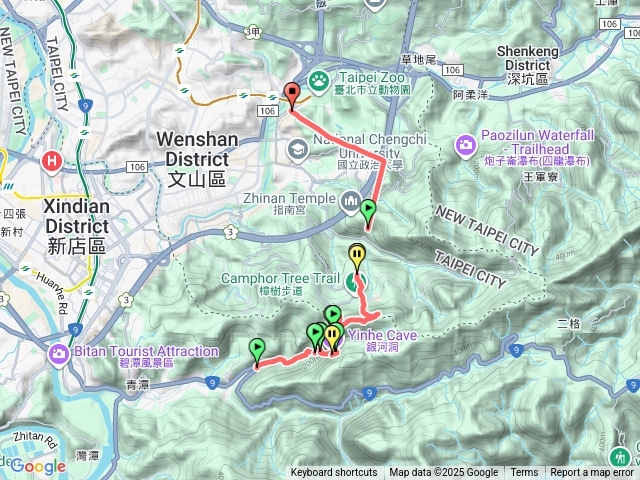 銀河洞縱走貓空